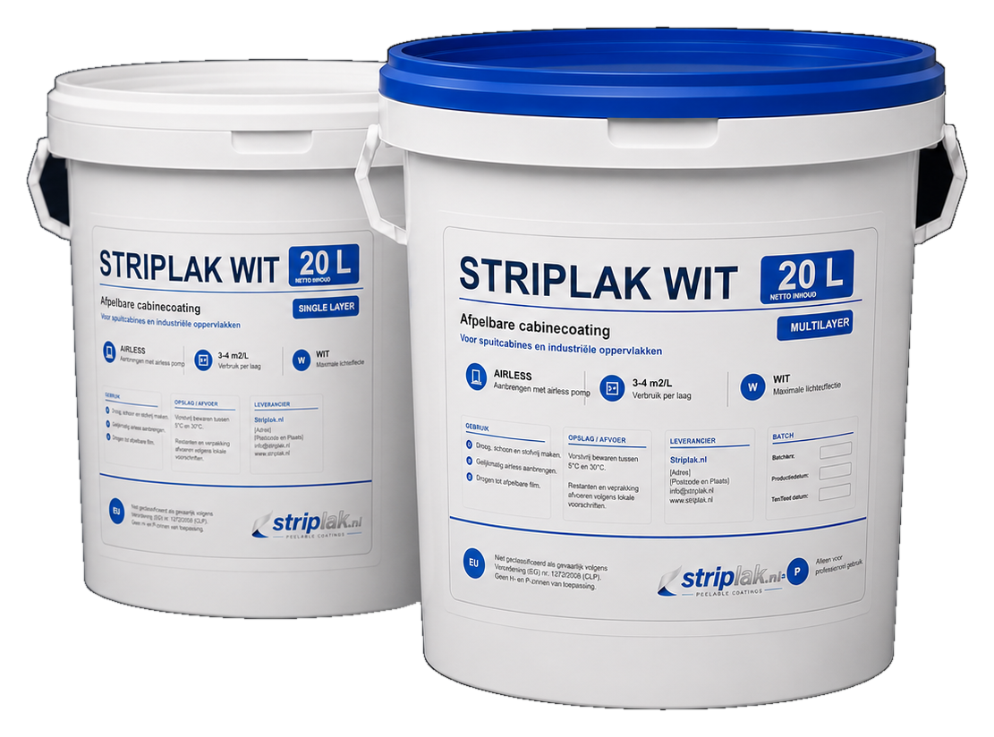 Striplak Wit 20 liter emmer